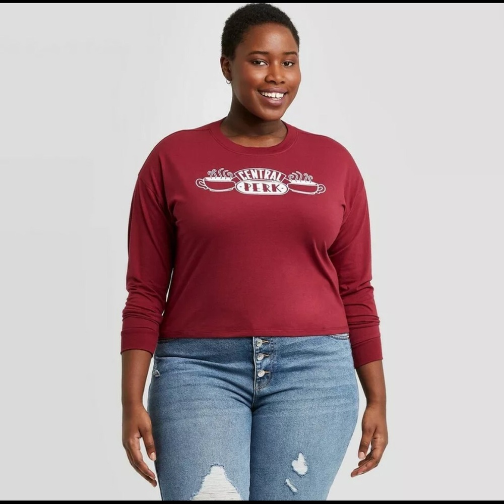 COPY - Woman's Friends Central Perk Graphic Long Sleeve Shirt - Size S